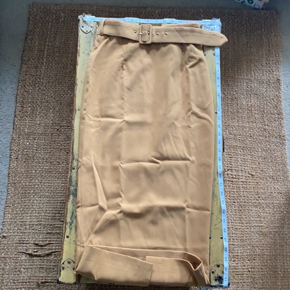 NWT NAKED WARDROBE HIGH RISE BODYCON MIDI SKIRT M - Picture 3 of 13